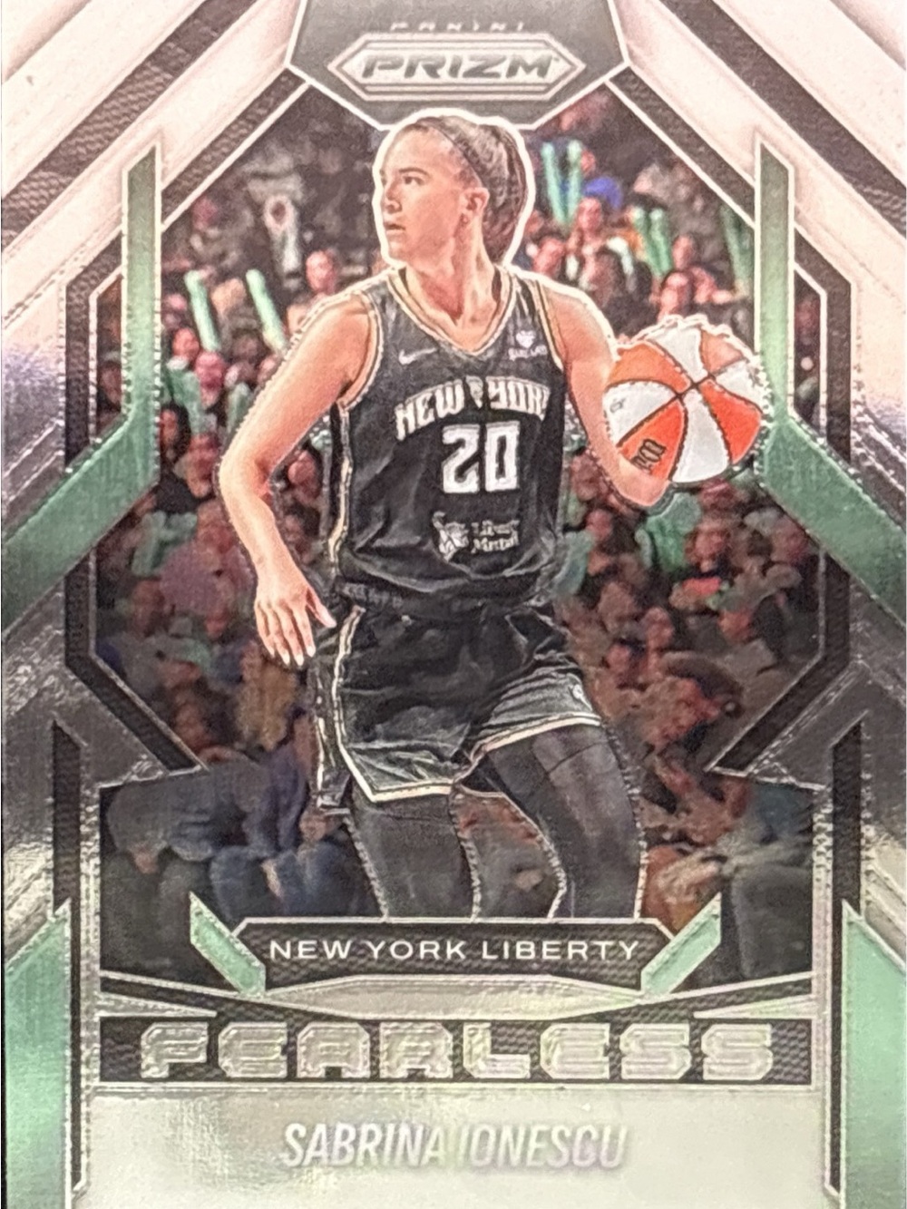 Panini Sabrina Ionescu New York Liberty Card - Fearless - Picture 1 of 2